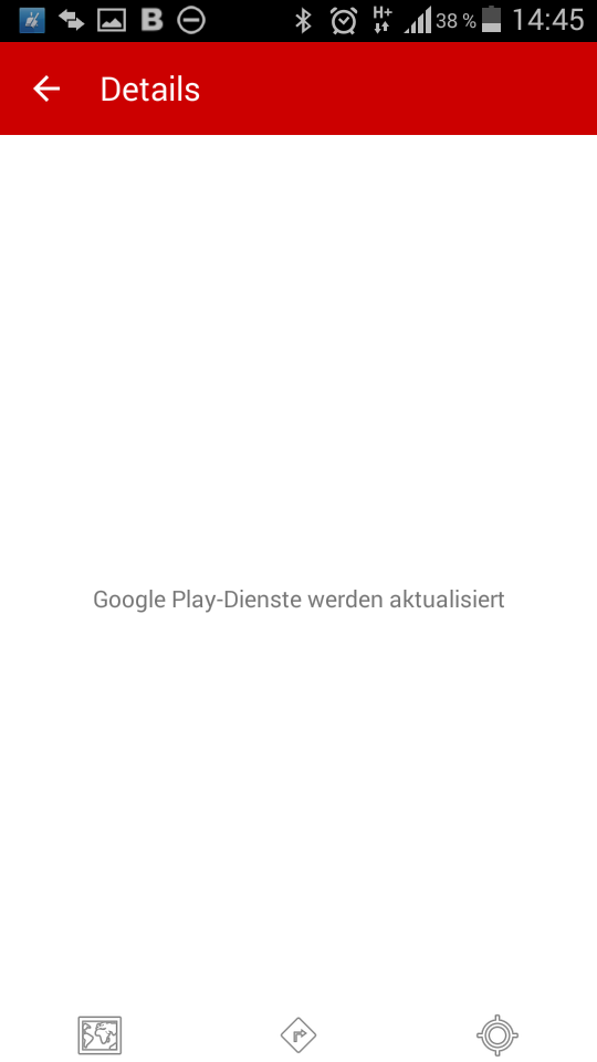 Google Play Dienste werden aktualisiert ...