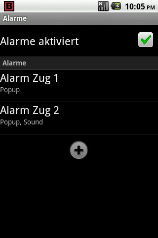 Alarm-Übersicht