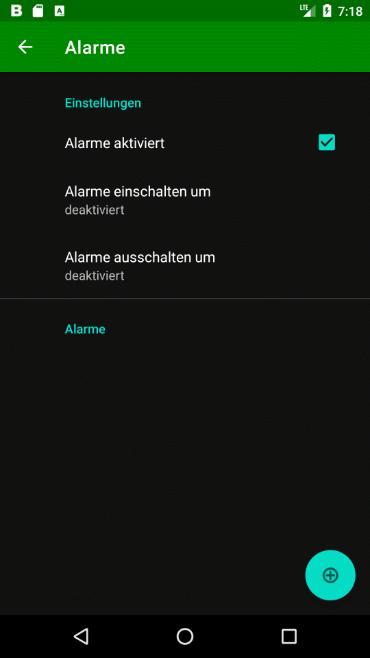 Alarm-Übersicht