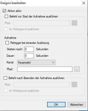 Dateiaufnahme in der V 1.4.x